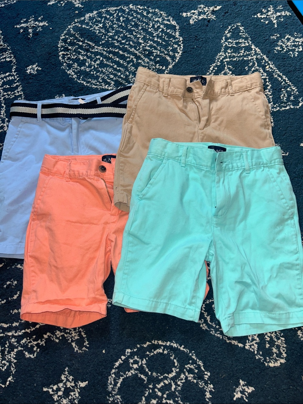 Bundle of 4 Children’s Place Boys Shorts. Size 7.